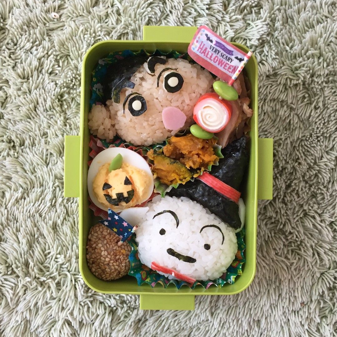 クレヨンしんちゃんdeハロウィン弁当 お弁当パーク みんなで作るお弁当レシピサイト