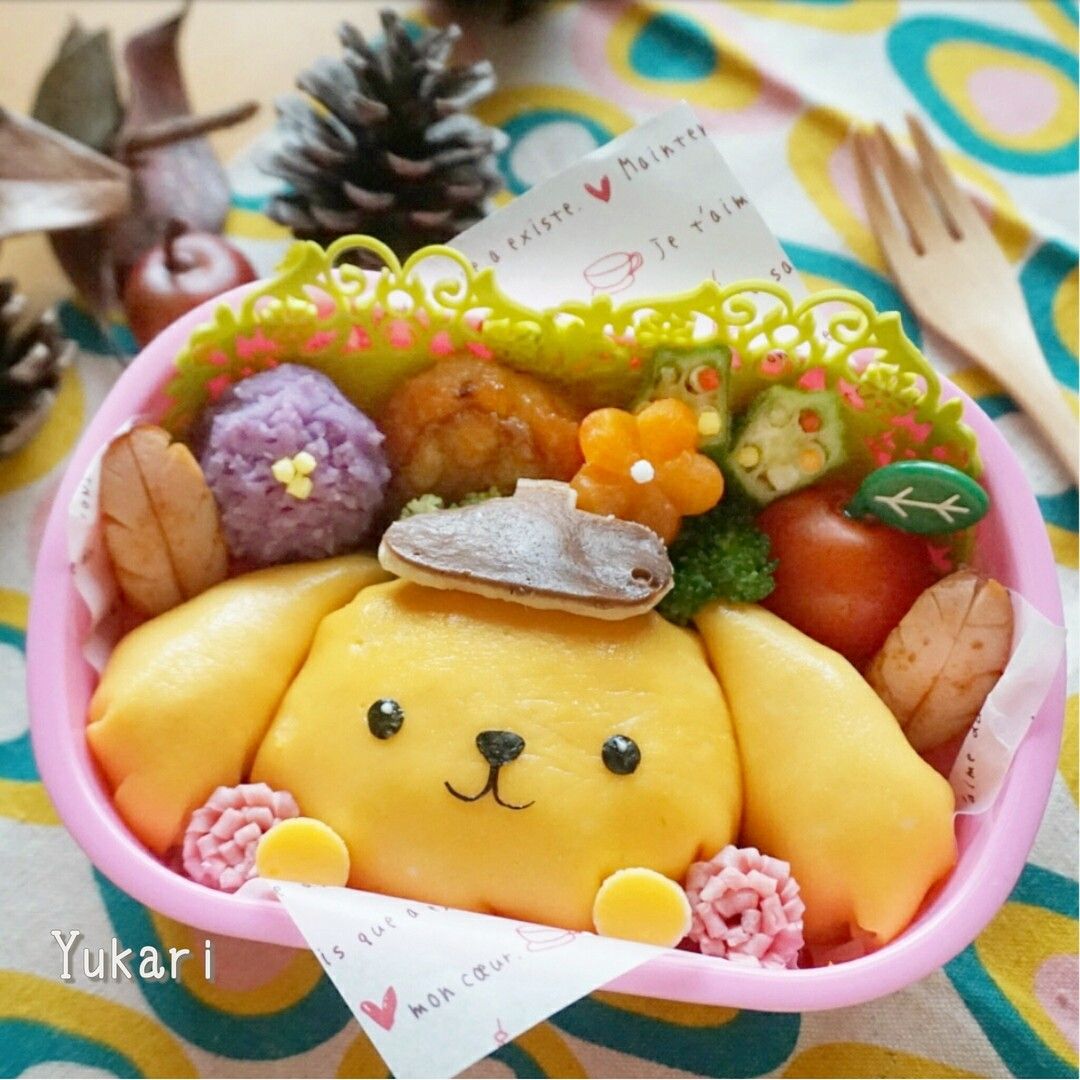 ポムポムプリンのオムライス弁当 | お弁当パーク | みんなで作るお弁当レシピサイト