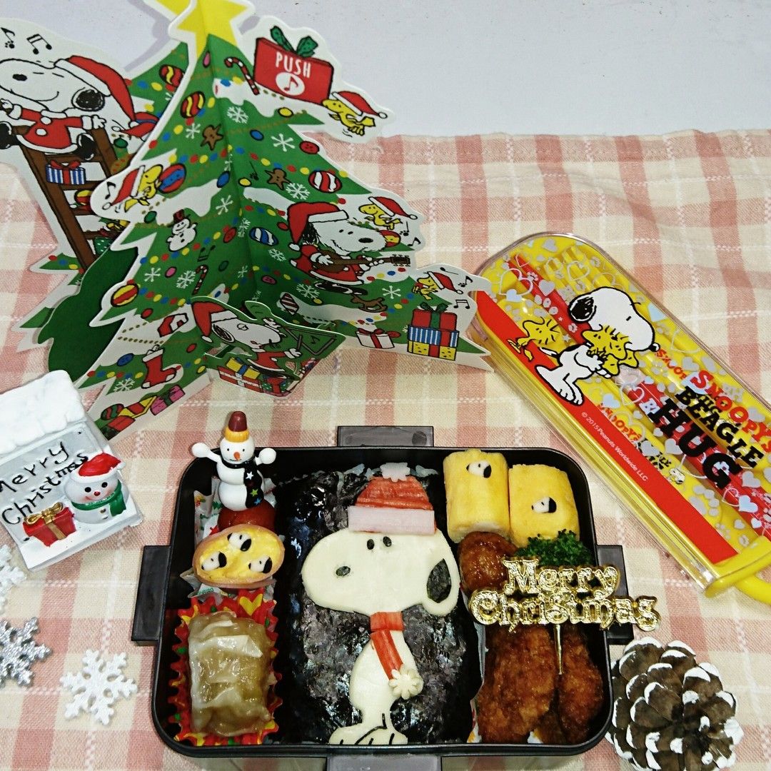 クリスマス スヌーピー弁当 お弁当パーク みんなで作るお弁当レシピサイト