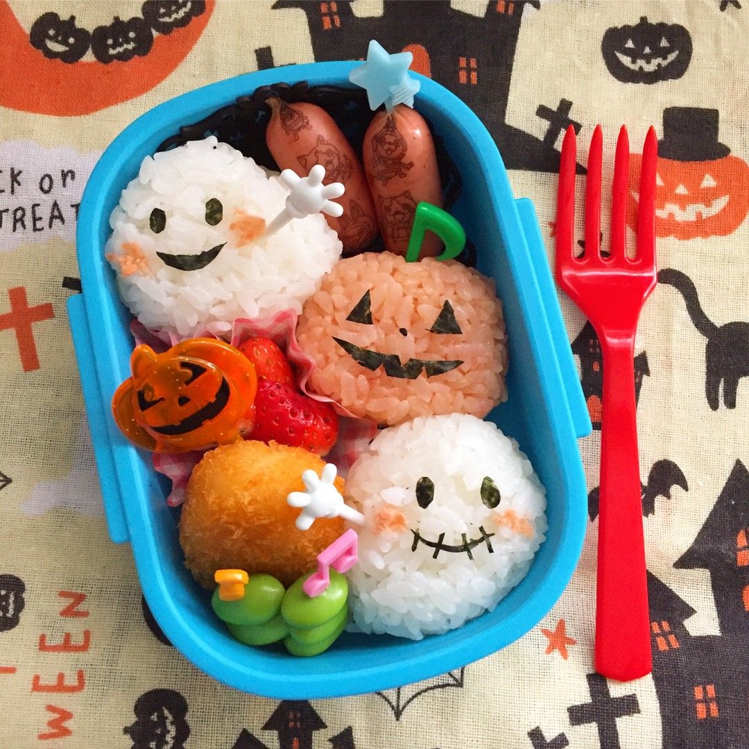 ポケモン ゴース ゲンガーハロウィン弁当 お弁当パーク みんなで作るお弁当レシピサイト