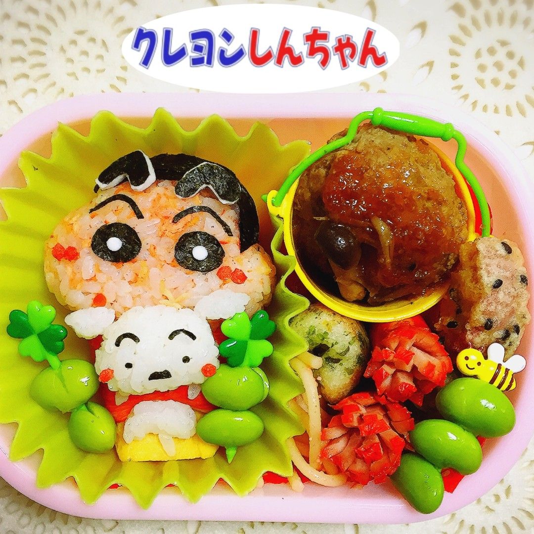 クレヨンしんちゃん シロ キャラ弁 お弁当パーク みんなで作るお弁当レシピサイト