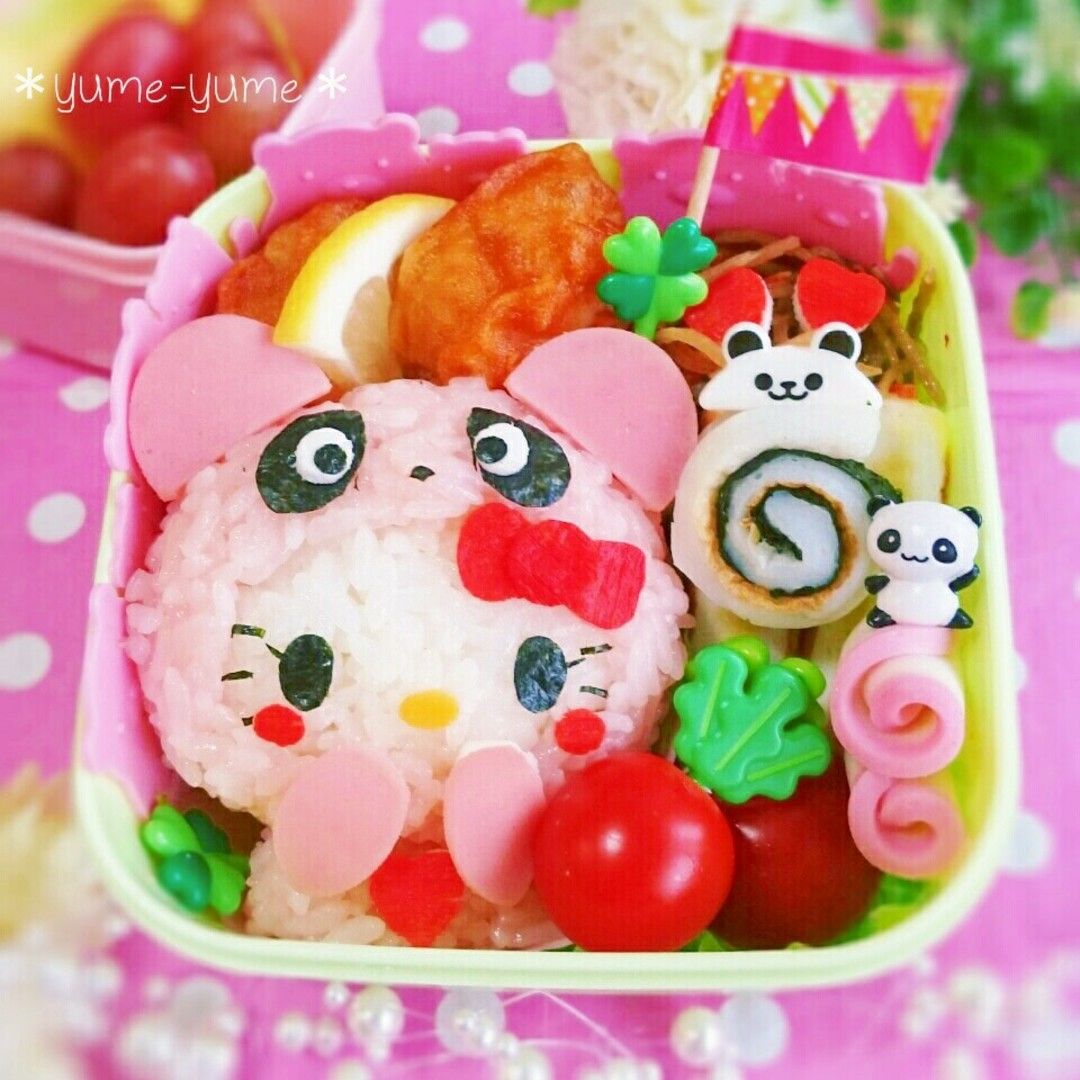 ピンクパンダなキティちゃん お弁当パーク みんなで作るお弁当レシピサイト