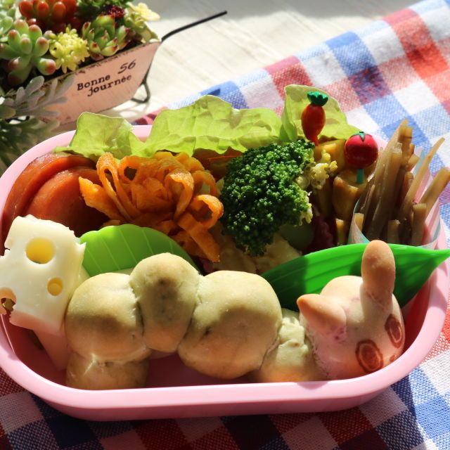 ♪双子のキティちゃん弁当♪ | お弁当パーク | みんなで作るお弁当レシピサイト