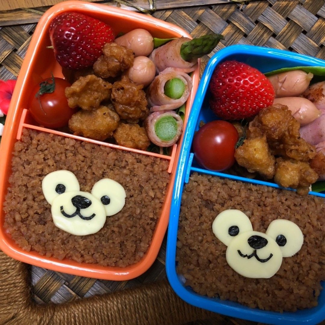 ダッフィーそぼろ弁当 お弁当パーク みんなで作るお弁当レシピサイト