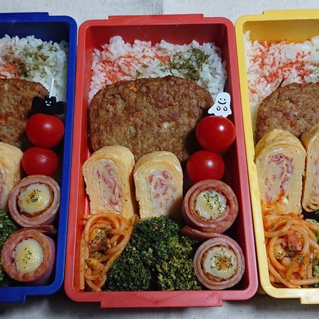 3種のチーズが入ったマルシンハンバーグ弁当 お弁当パーク みんなで作るお弁当レシピサイト