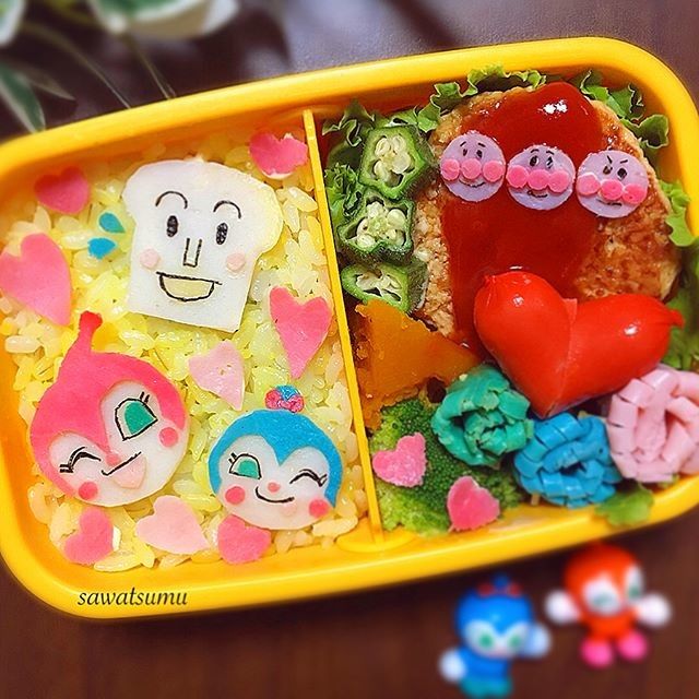 ドキンちゃんコキンちゃんお弁当 お弁当パーク みんなで作るお弁当レシピサイト