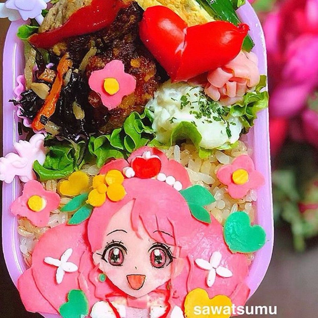 ヒーリングっどプリキュア キュアグレースお弁当 お弁当パーク みんなで作るお弁当レシピサイト