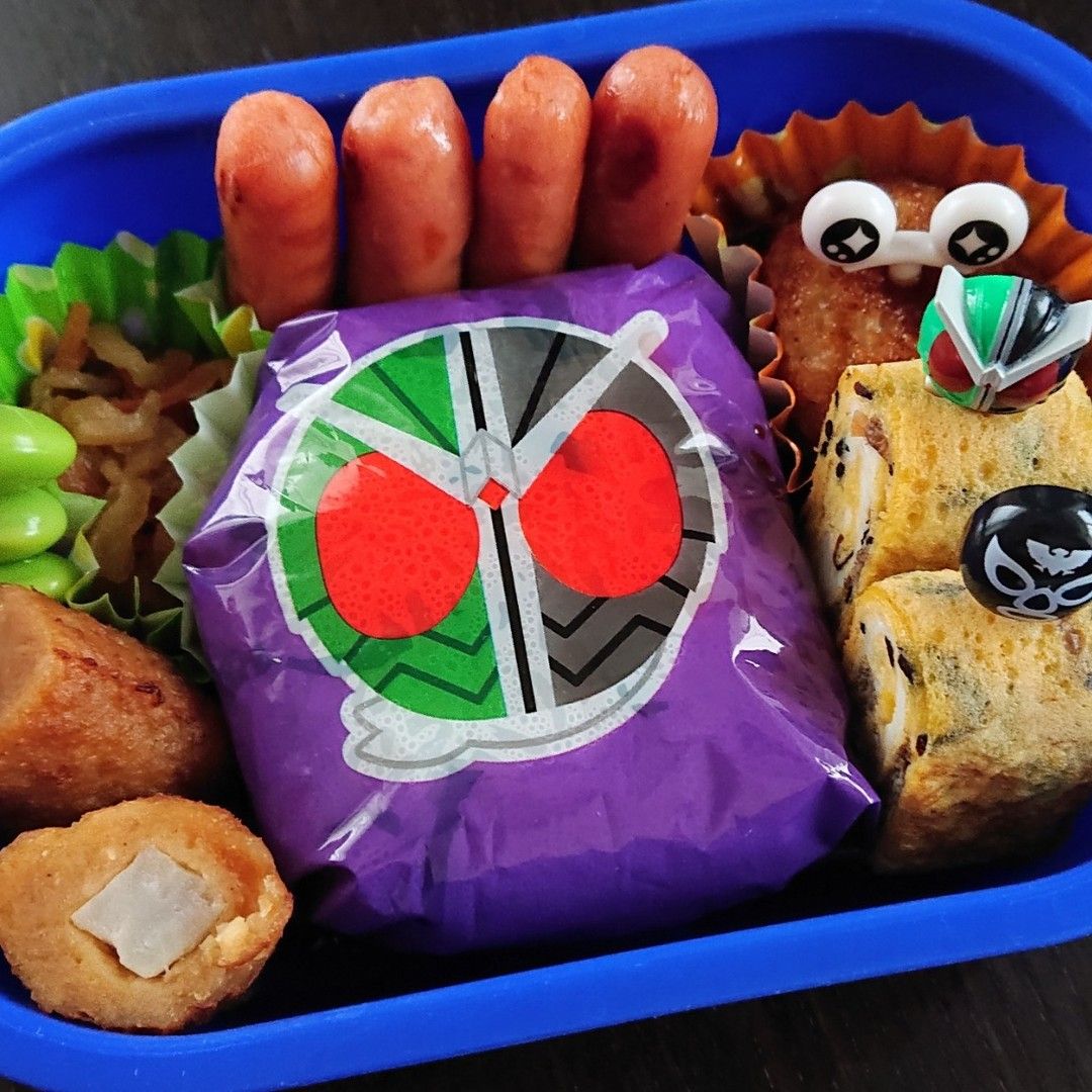 キャラ弁を作ろう！ 仮面ライダー おにぎりラップ キャラ弁 バンダイ